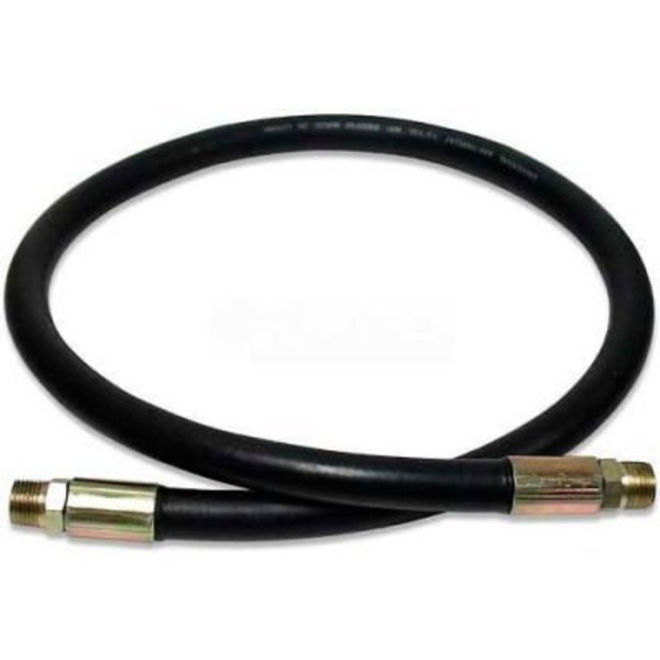 Apache Apache Hydraulic Hose Assembly 98398244, 100R2AT Cpld., 4000 PSI, 3/8" MNPT, 3/8" Hose ID X 72"L 98398244